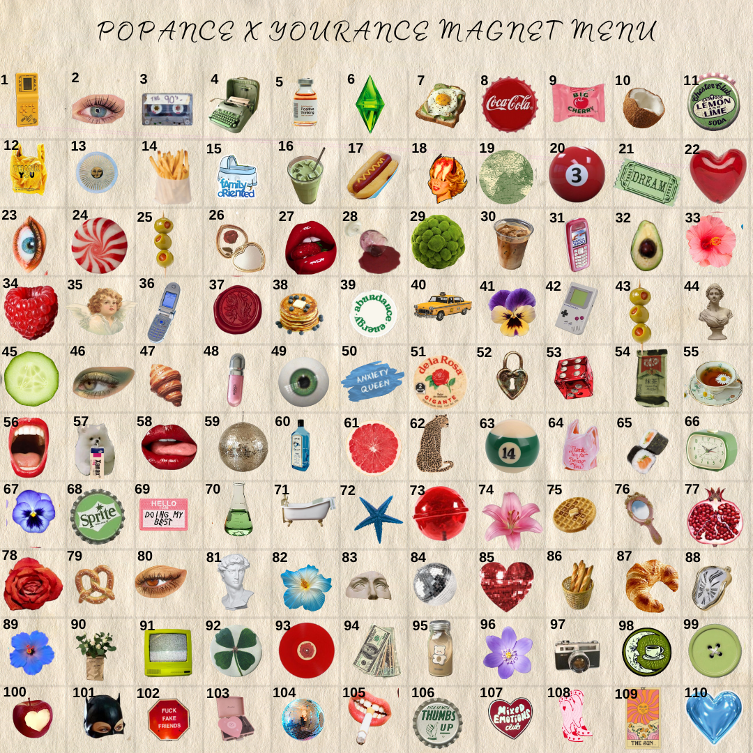 POP and YOU Magnet Set